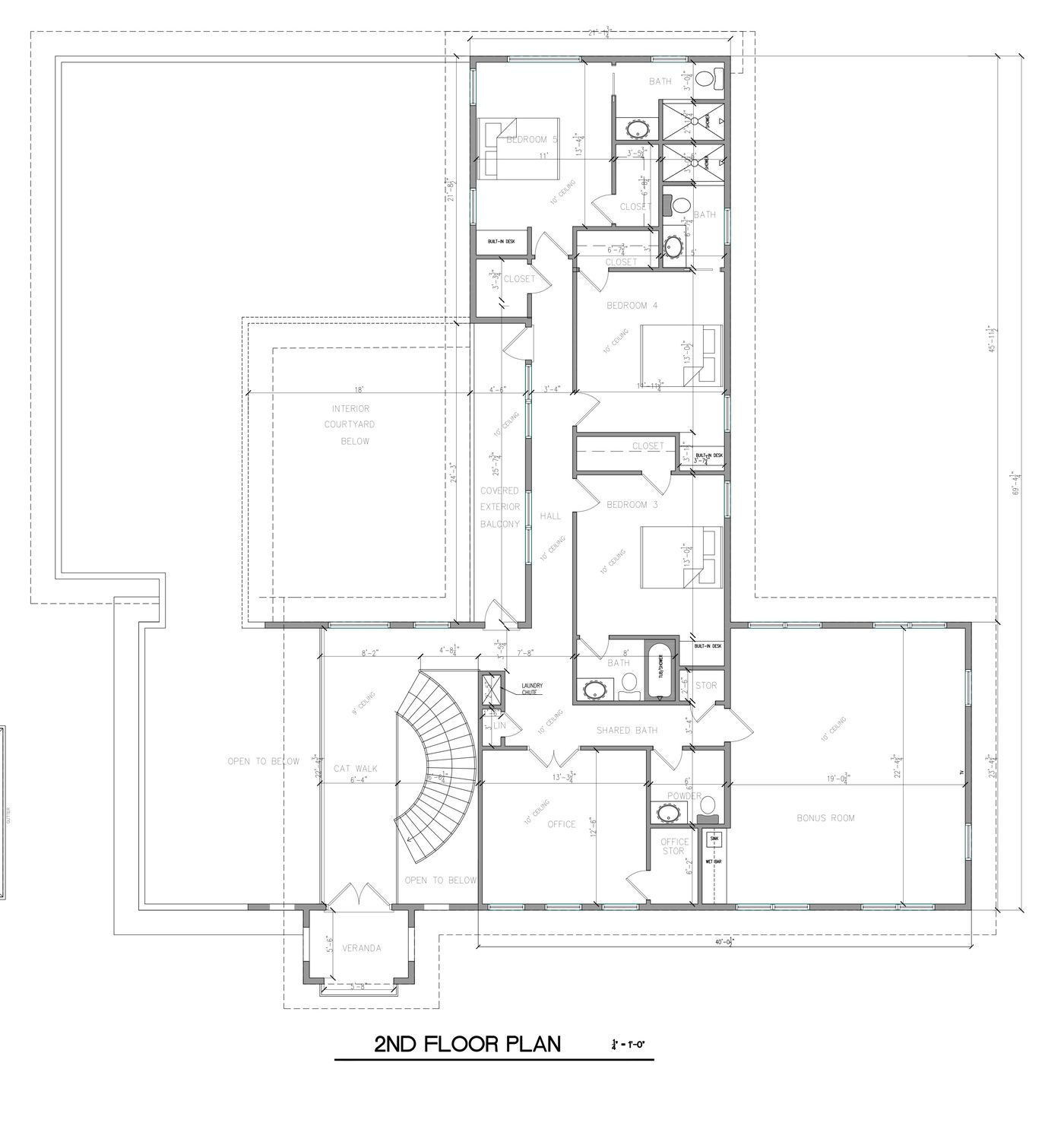 Second floor plan