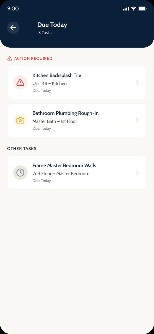 Due today task list